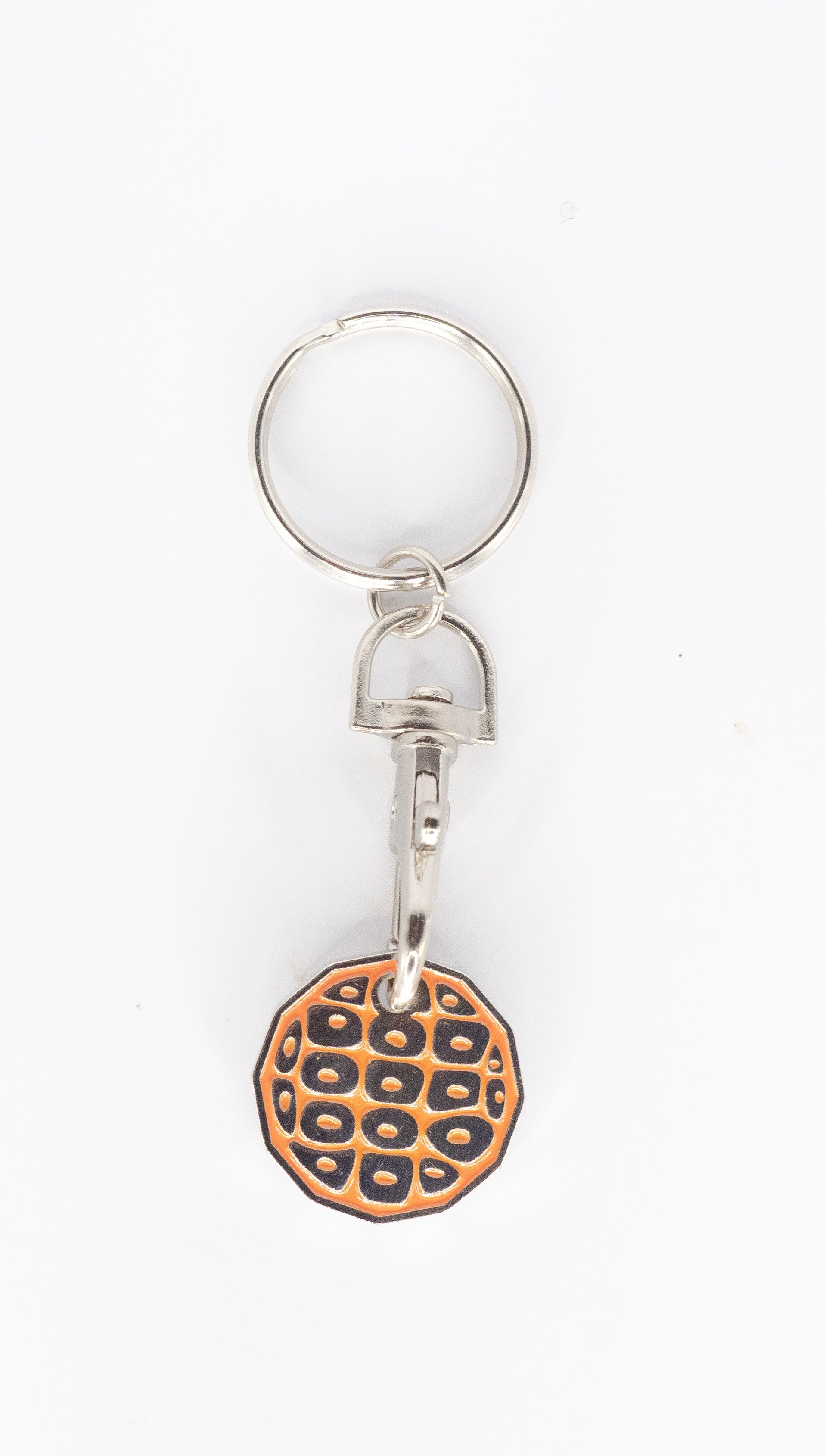 Single eco trolley keyring (various colours)