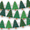 Eco packaged Christmas tree bunting