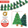 Eco packaged Christmas tree bunting