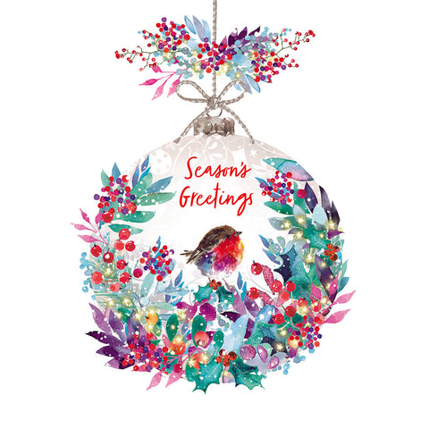 Floral Bauble cards